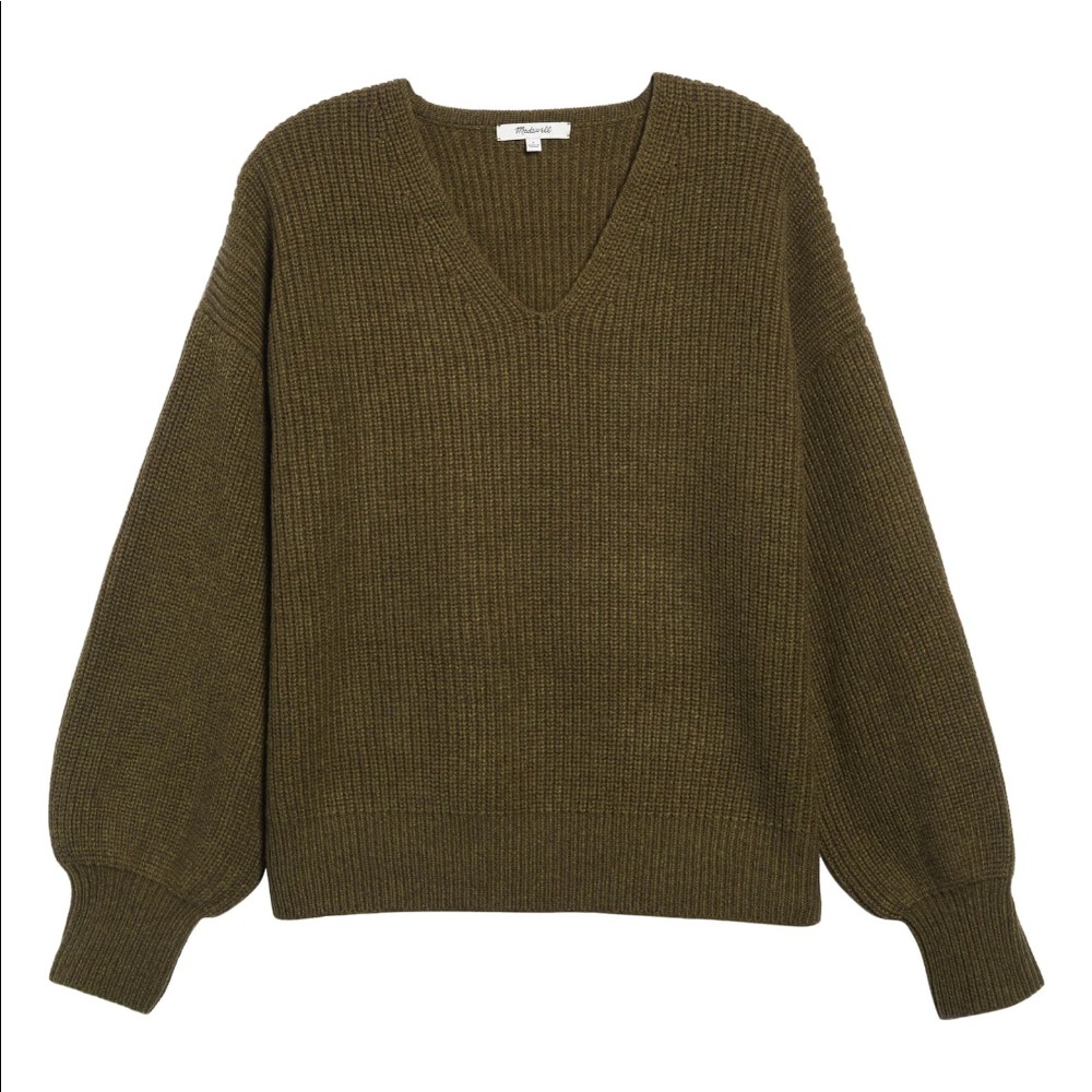 Madewell Oversized Thornton Balloon Sleeve Sweater